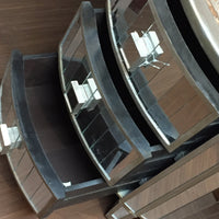 品番0027　楕円型　ミラードレッサー　サイドテーブル　鏡面　ヴィンテージ　家具　千葉店