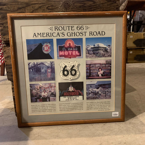 品番1544　ROUTE66　ルート66　額縁　壁掛け　アート　千葉店