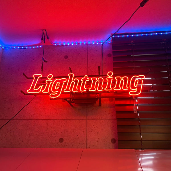 品番1030 Lightning ネオンサイン　ネオンライト　千葉店