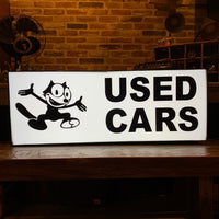 品番0371 FELIX USED CARS Signboard サイン ライト 千葉店