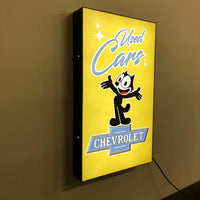 品番1559　FELIX The CAT CHEVROLET　フィリックス シボレー　サインライト　ウォールサイン　ヴィンテージ　千葉店