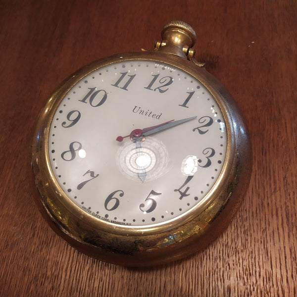 品番2099　1950's UNITED社製　ユナイテッド　ポケットウォッチ型　懐中時計型　時計　ゴールド　千葉店