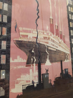 品番2680　Cunard Line　キュナード・ライン ケネス・ショースミス　1925s　アート　ヴィンテージ 　千葉店