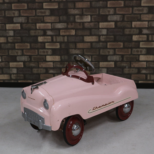品番1996　VINTAGE GEARBOX PINK CHAMPION PEDAL CAR　ペダルカー　ピンク　千葉店