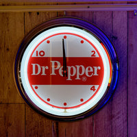 品番0157　アドバタイジング ライトクロック　Dr Pepper　ドクターペッパー　ウォールクロック　壁掛け時計　USED　千葉店