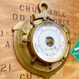 品番0106　気圧計　ROYAL MARINER BAROMETER　ロイヤルマリナー　バロメーター　船舶用　錨　インテリア　ヴィンテージ　千葉店