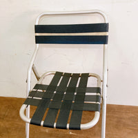 品番0187-1　PEPSI　パイプ椅子　折り畳み　ペプシ　フォールディングチェア　ビーチ　デッキ　アウトドア　レトロ　ヴィンテージ　千葉店