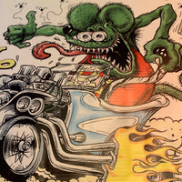 商品3142　RAT FINK / ラットフィンク バナー フラッグ　テント幕　千葉店