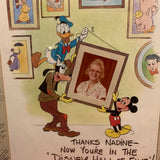 品番0233　Disney Cast Member Dedicated Retirement poster　ディズニーキャストメンバー　リタイアメントポスター　ヴィンテージ　千葉店