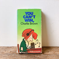 品番2091-8　VHSビデオ　You Can't Win, Charlie Brown　ピーナッツ　スヌーピー　チャーリーブラウン　ヴィンテージ　千葉店