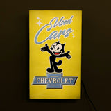 品番1559　FELIX The CAT CHEVROLET　フィリックス シボレー　サインライト　ウォールサイン　ヴィンテージ　千葉店