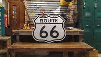 品番1342　ロードサイン　ROUTE66　トラフィックサイン　看板　標識　ヴィンテージ　千葉店