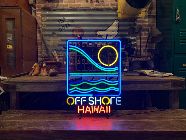 品番0109　ネオンサイン　オフショアハワイ　OFF SHORE HAWAII　ネオン看板　ディスプレイ　千葉店