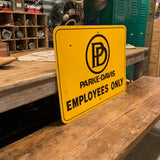 品番0173　Parke Davis EMPLOYEES ONLY SIGN　パーク・デービス　従業員専用　標識 　ヴィンテージ　千葉店