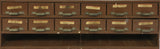 品番1843　キャビネット　収納棚　工具ケース　多収納　6×2段　小分け　引き出し　ヴィンテージ　千葉店