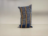 品番0245　Cushion [small / African Indigo Batik Tribal]　千葉店