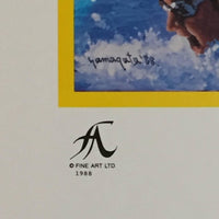 品番0592-3　ヒロ・ヤマガタ　1988 US SUMMER OLYMPIC TEAM　アート ポスター　ヴィンテージ　千葉店