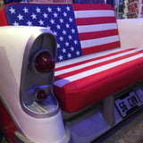 品番0036　Chevrolet Design American flag sofa / シボレー デザイン アメリカンフラッグ ソファー　千葉店